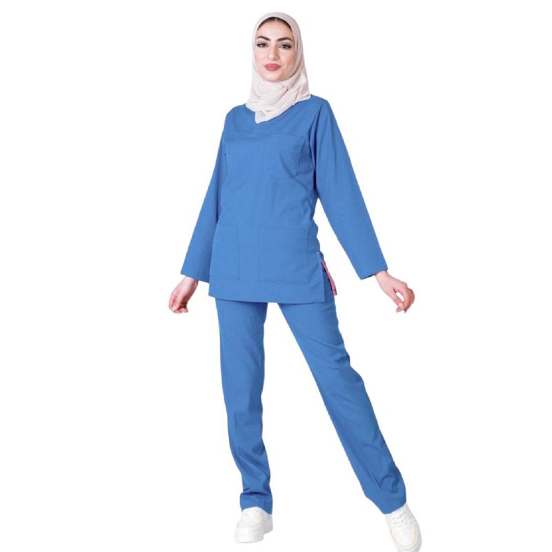 Terra Women Scrub S-L Ceil Blue