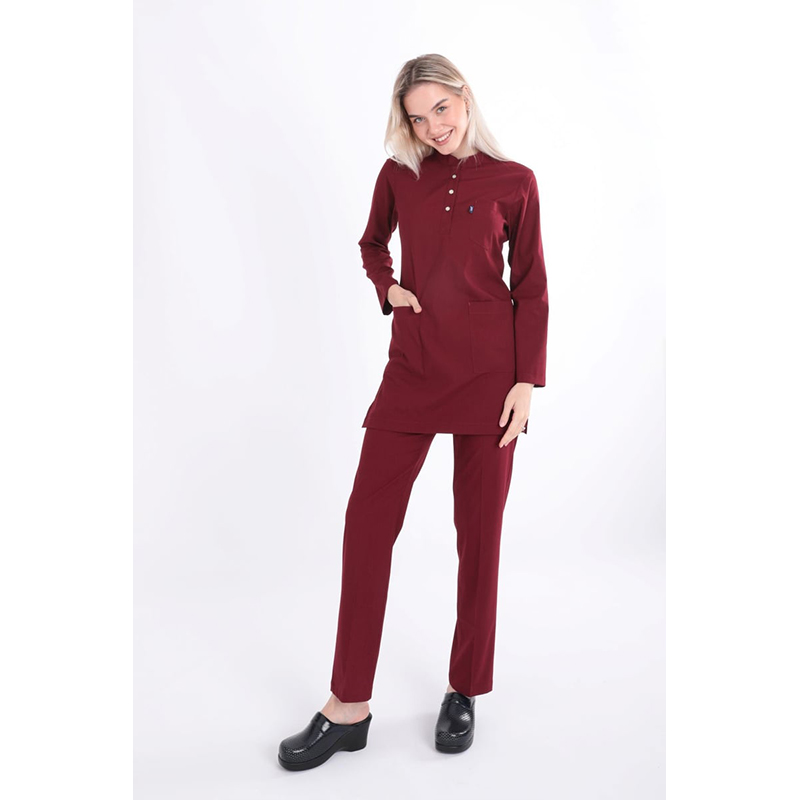 BORDO KARYA HIJAB SCRUBS SET