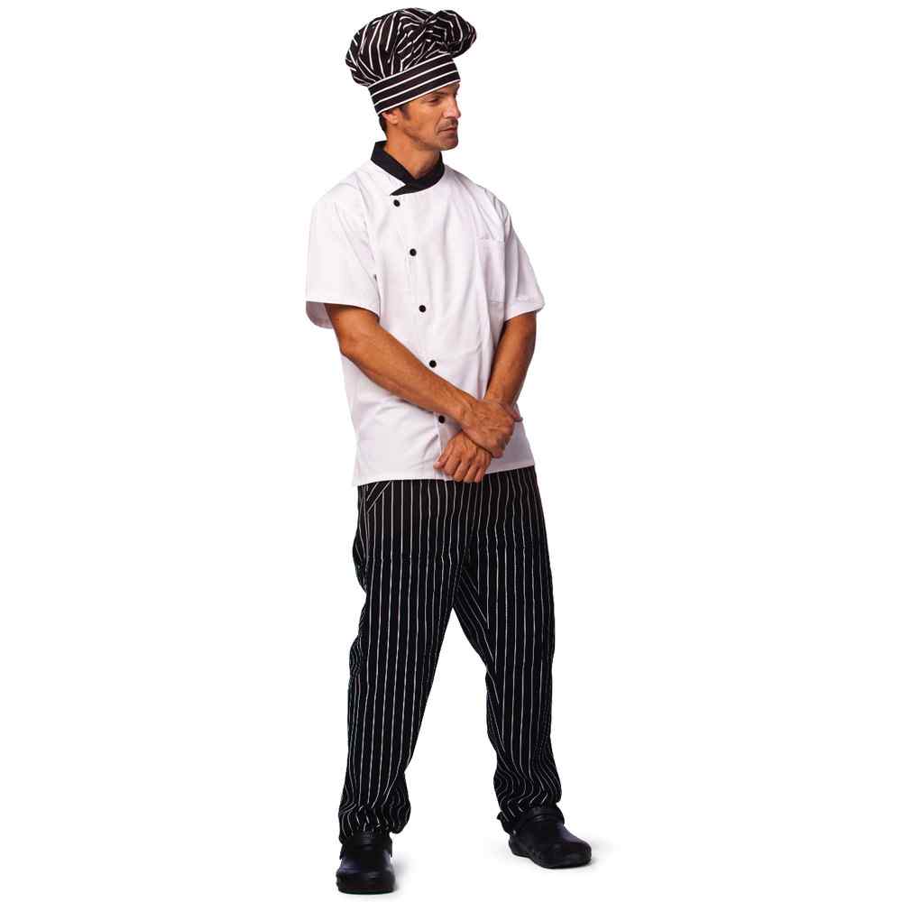 Striped chef pants/040